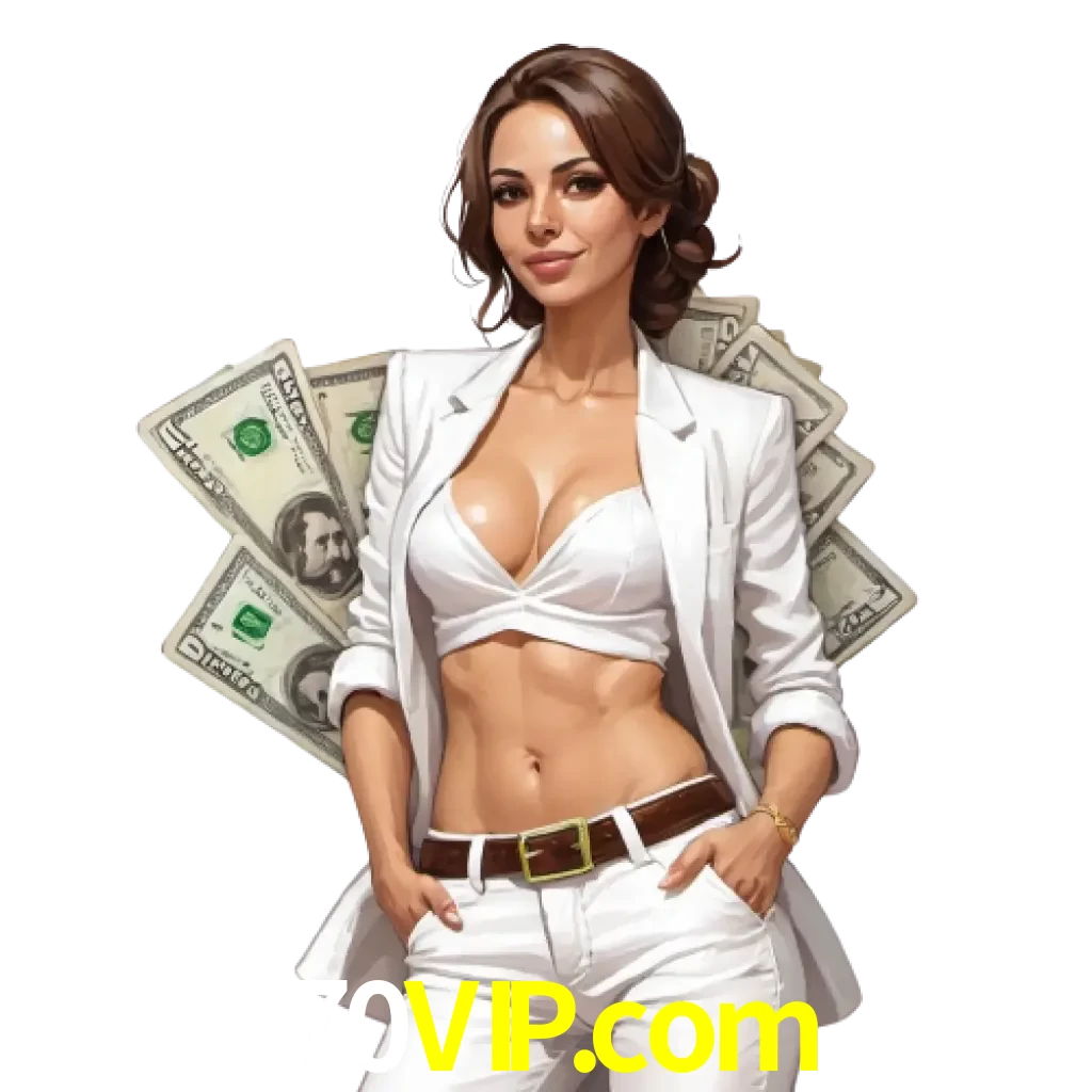 woman with money playing in 70vip bet casino